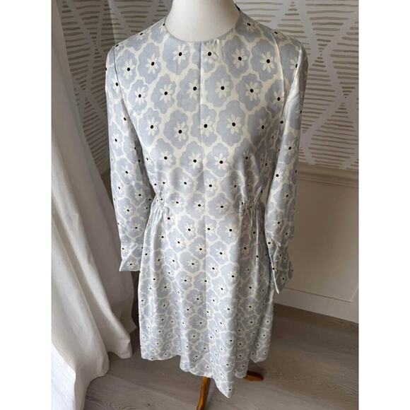Theory Women’s Size 4 Light Blue Daisy Midi Dress - Picture 2 of 5